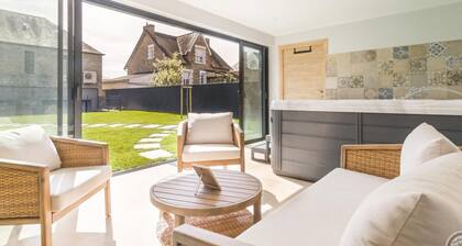 Elegantes Haus mit Sauna und Spa, nahe Bahnhof und Geschäfte