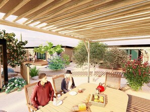 Chalet | Dining - Sunny Chalet Close to Sea (Agde)