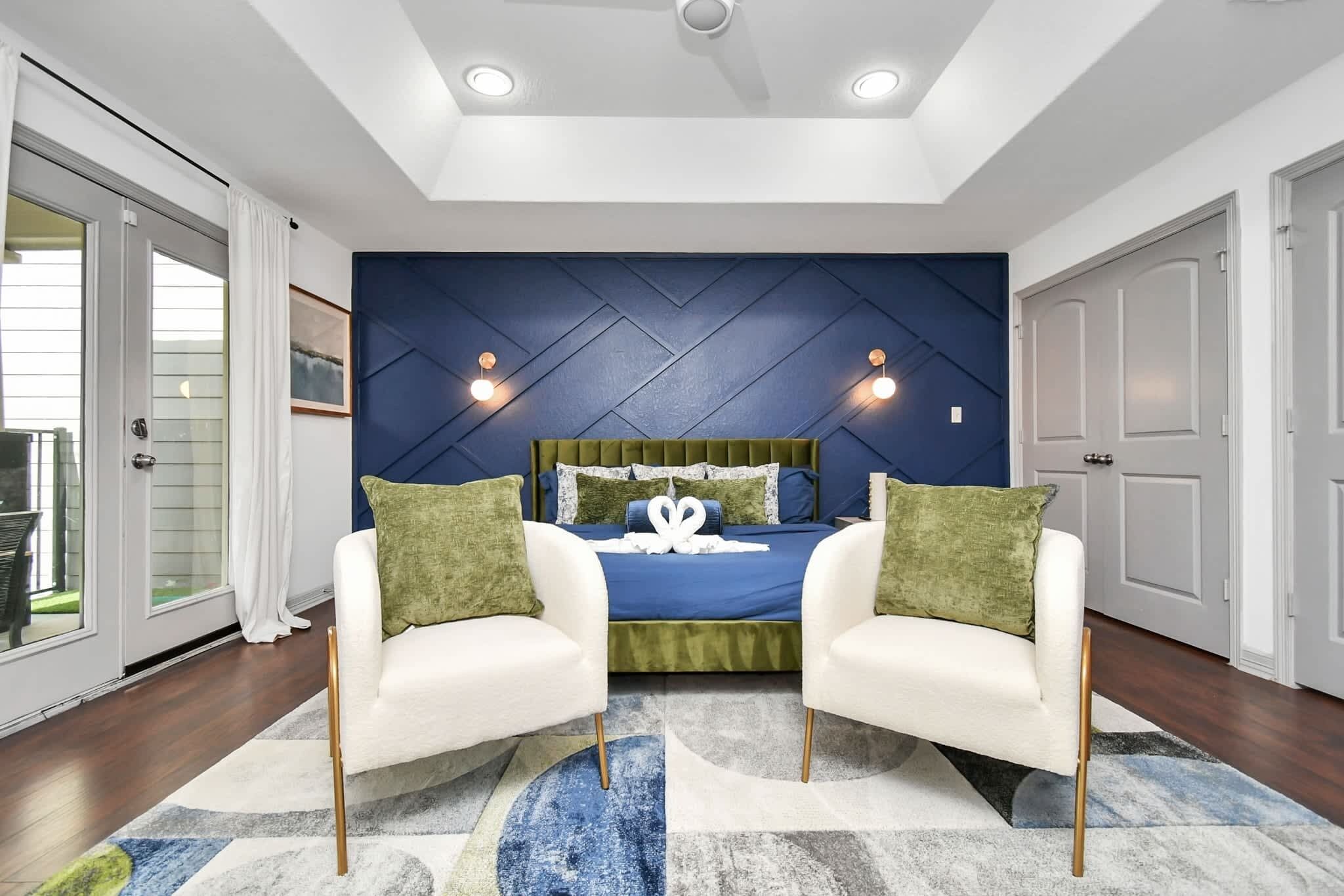 3 habitaciones, escritorio, tabla de planchar con plancha y wifi 