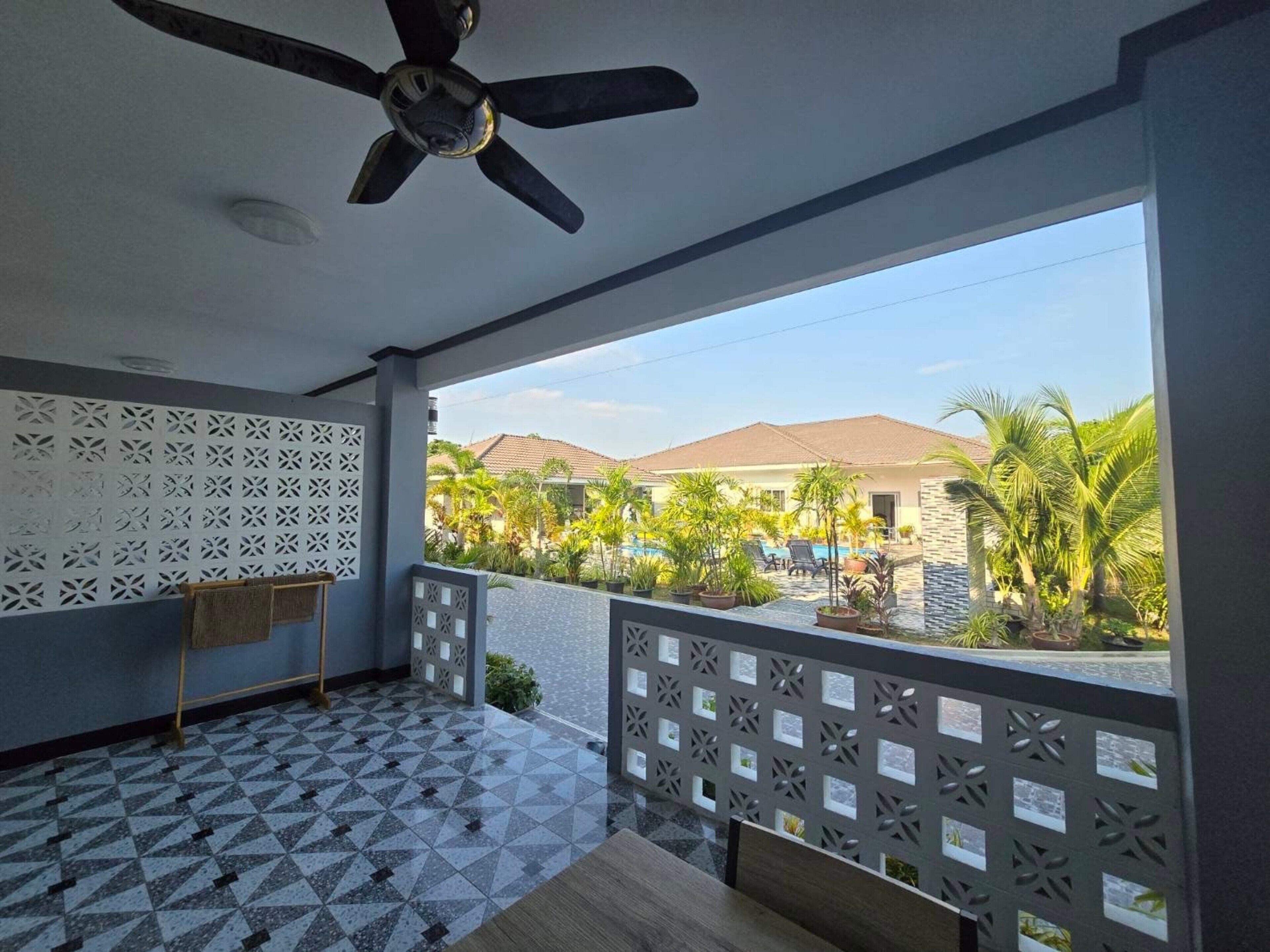 A szálláshely homlokzata