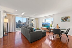 Smart-tv och en stereo