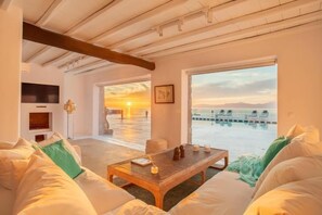 Living area - Celestial Sanctuary (Mykonos)