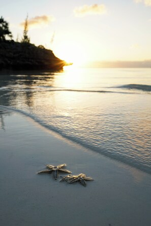 On the beach, white sand - Seaside Escape: Luxury Beach House With Ocean Views (Gregory Town)