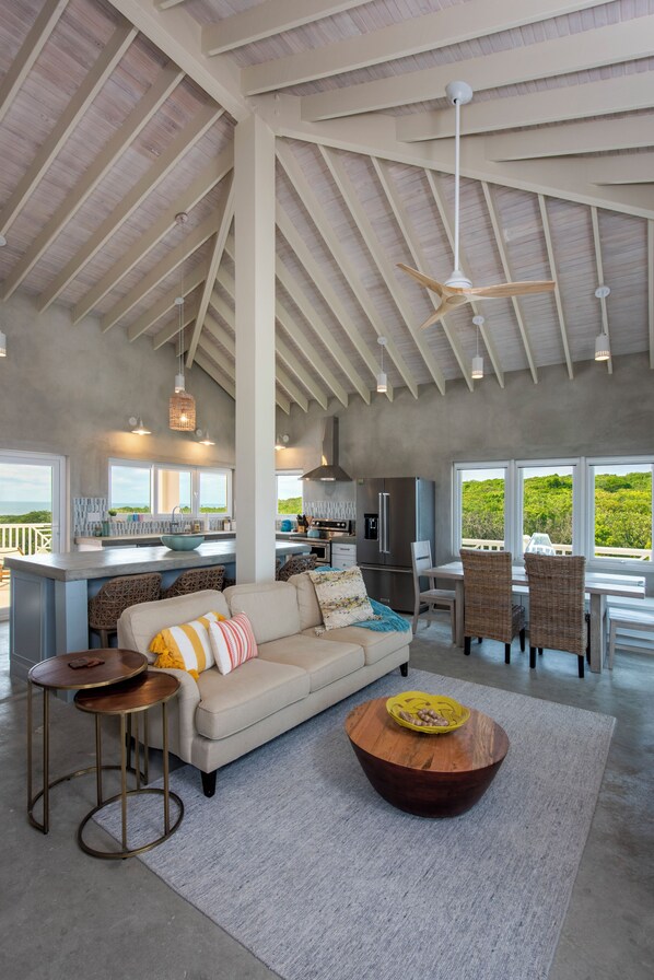 Interior - Paradise Cove: Oceanfront Haven With Infinity Pool (Gregory Town)