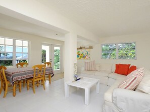 Living area - Seaside Sophistication: Elegant Estate With Sunset Views (Governor's Harbour)