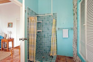 Bathroom - Sunset Splendor: Historic Beach House With Pool (Governor's Harbour)