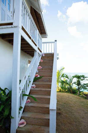 Exterior - Beachside Sanctuary: Enchanting Coastal Cottage (Rock Sound)
