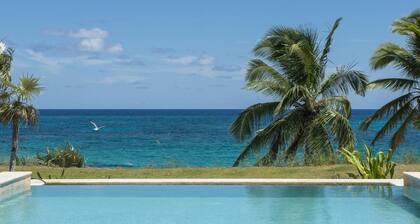 Dream Villa: Private Oasis Above Pink Sand Beach