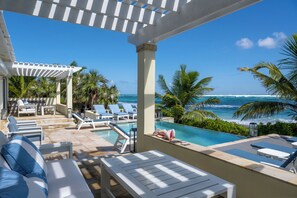Pool - Caribbean Dream: Luxurious Villa With Private Beach Access (Savannah Sound)