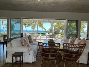 Villa | Living area - Shangri-La Serenity: Beach Villa With Views (Governor's Harbour)