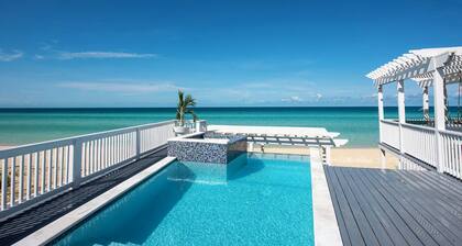 Secluded Luxury: New Beachfront Home With Pool