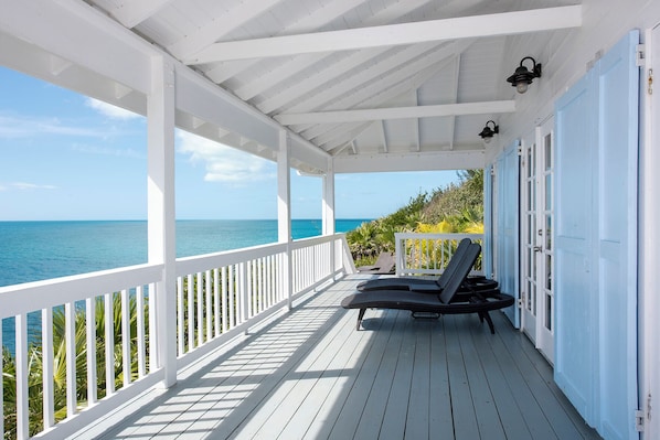 Aerial view - Refuge By The Sea: Tranquil Cottage (Rainbow Bay)
