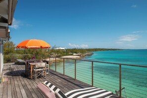 Villa | Terrace/patio - Seaside Sanctuary: Private Villa With Breathtaking Views (Governor's Harbour)