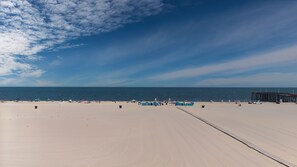 On the beach