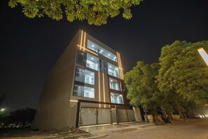 Front of property - evening/night - Axon Mayfield Garden Near Artemis Hospital sector 51 (Gurugram)