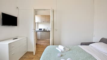 Standard Apartment, Multiple Bedrooms (Dream of Lugano Downtown) | 1 bedroom, iron/ironing board, bed sheets