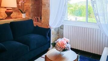 Télévision, cheminée