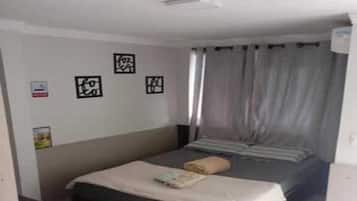 6 quartos, ferros/tábuas de passar roupa, Wi-Fi, roupa de cama