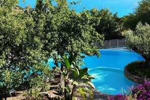 Pool - Villa Telegraph is a sea-view property that is also perfect for your pets.  (Cittadella del Capo)