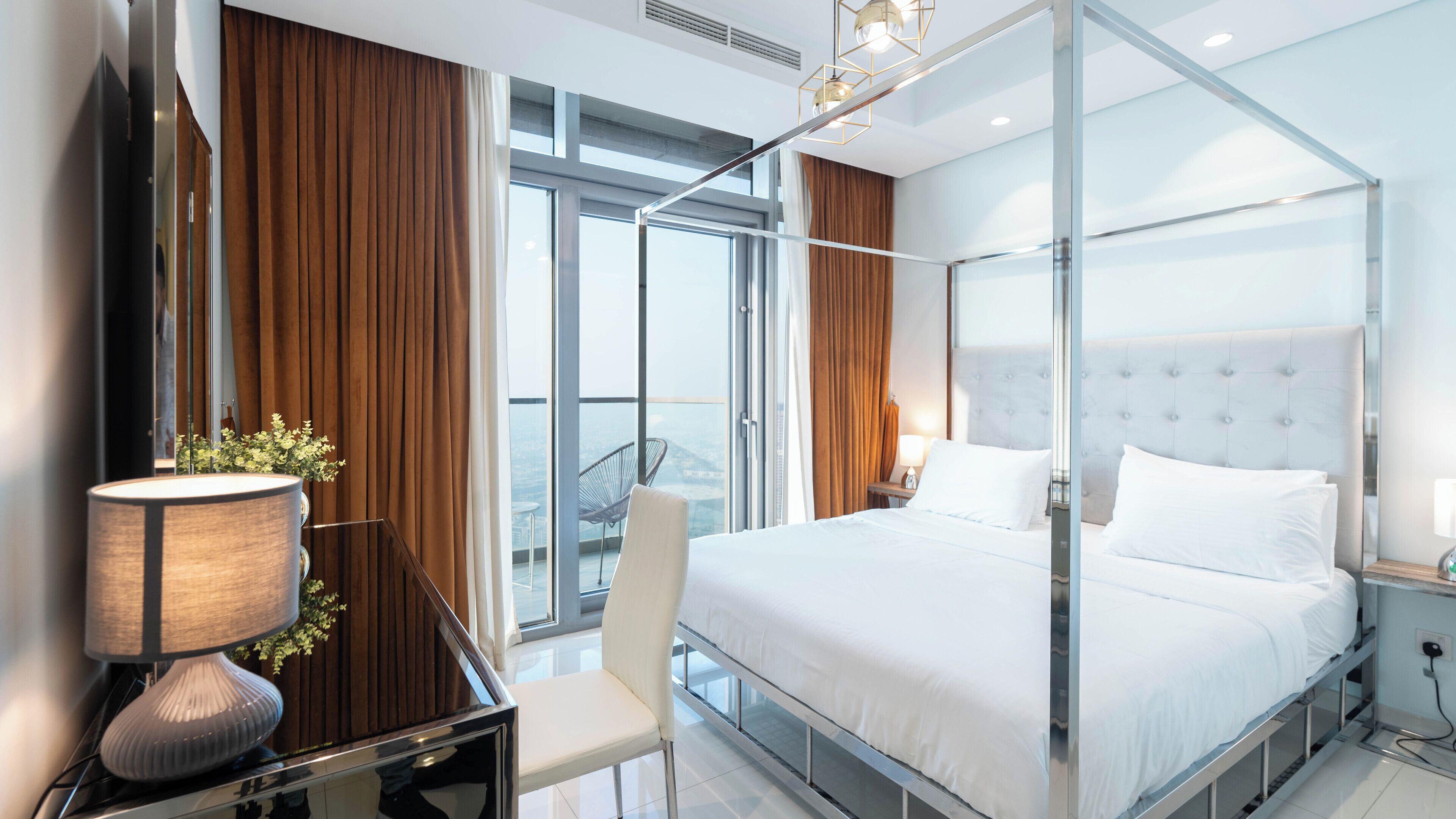 Deluxe Apartment, 2 Bedrooms, Balcony, City View | 2 bedrooms, premium bedding, down duvets, memory-foam beds