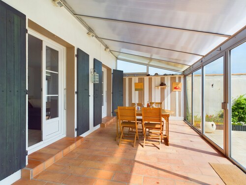 À 180m du bord de mer - maison pour 11