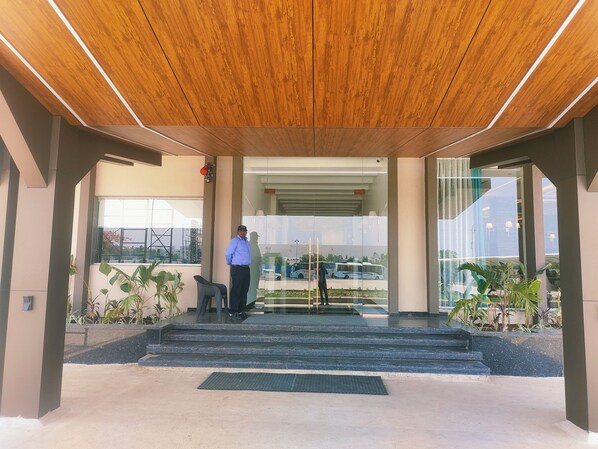 Entrée de l’hébergement