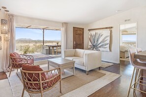 Living area - Desert Moon - Serene Desert Views & Design 3 Bedroom Home by RedAwning (Joshua Tree)