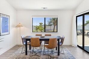 House, 3 Bedrooms | Dining - Yucca Mesa House - Modern Desert Chic 3 Bedroom Home by RedAwning (Yucca Valley)
