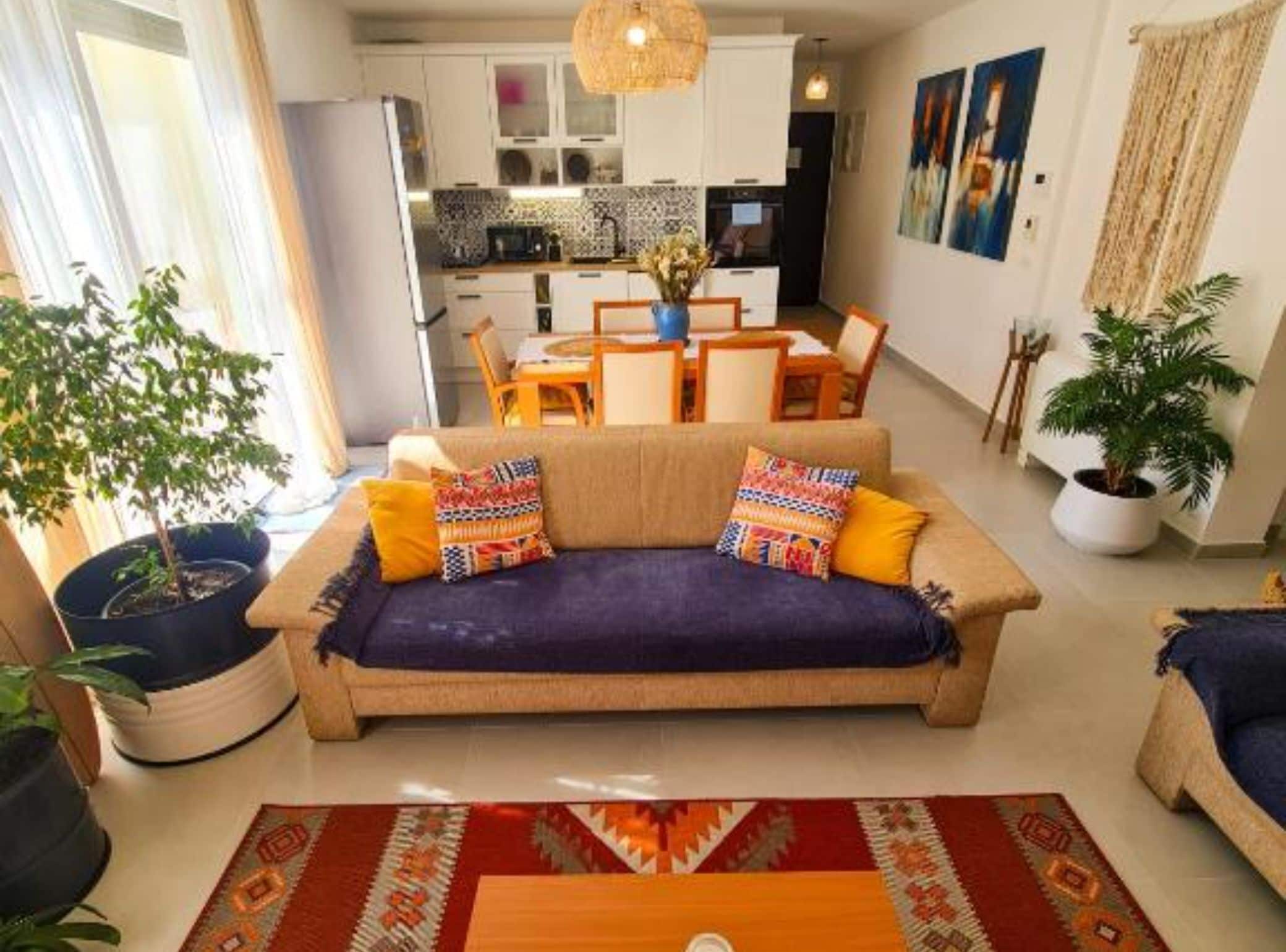 公寓 (Apartment Torre Senj - Two Bedroom Ap) | 客廳 | 32-吋平面電視，提供衛星頻道