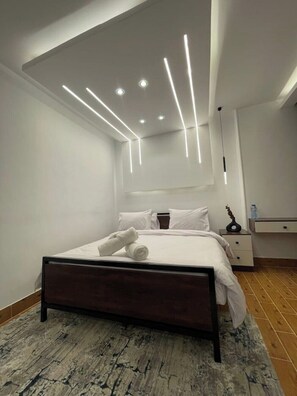 2 bedrooms, iron/ironing board, WiFi, bed sheets - Lux 2-Bedroom Apart Primera Compound Outdoor Pool (Cairo Governorate)