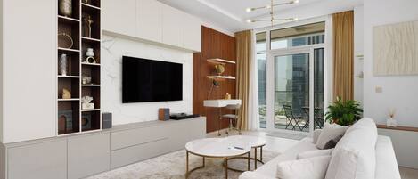 Căn hộ Deluxe, 2 phòng ngủ | Phòng khách