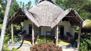 Deluxe Double Room, Balcony, Garden View | In-room safe, desk, laptop workspace, iron/ironing board