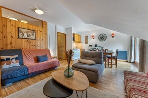 TV - 1st floor, swimming pool, sauna, balcony, tv, ski locker, 42m², Les Orres (Les Orres)