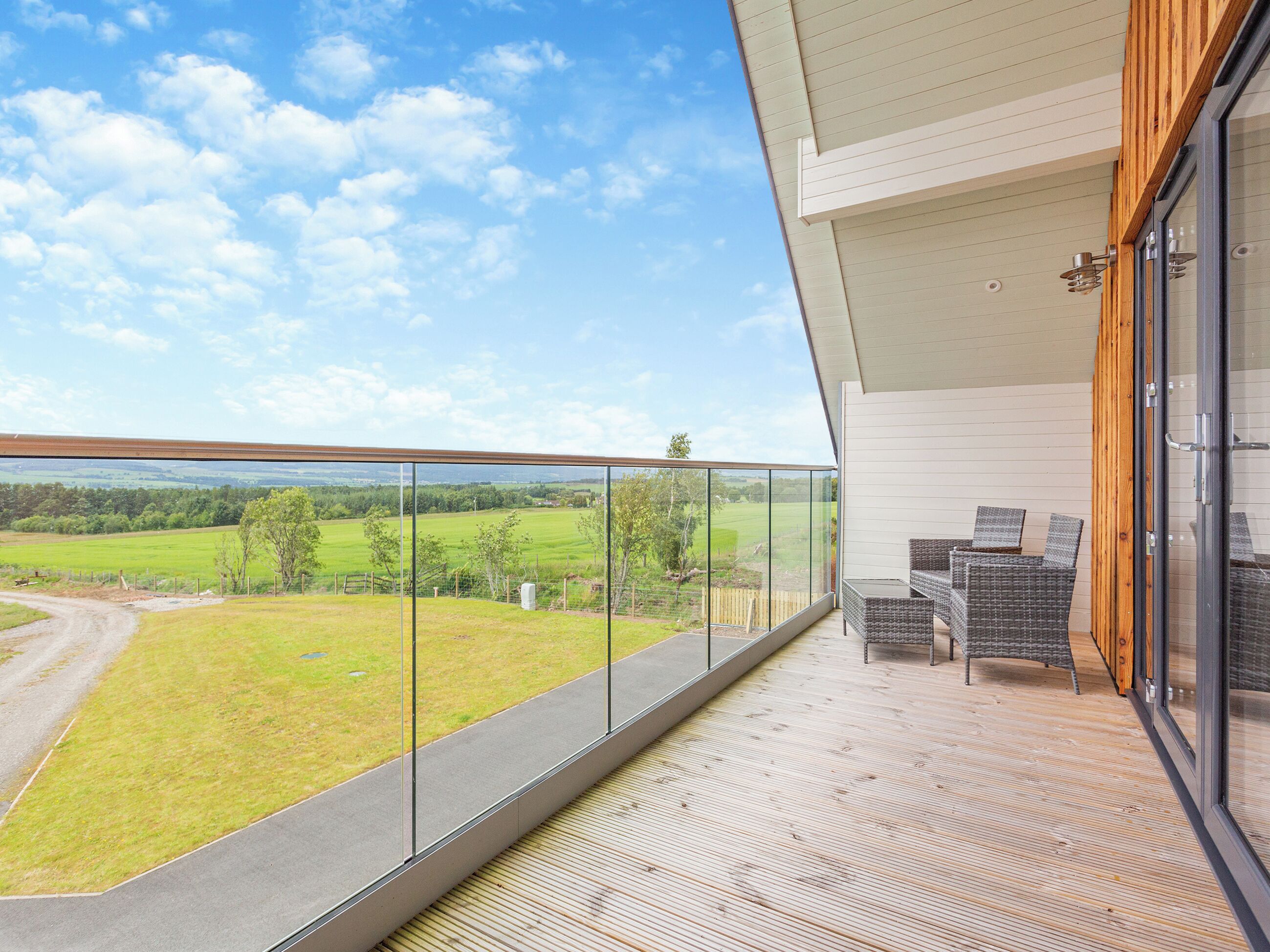 Balcony | The Larches - Culbokie Cottages, Culbokie, near Dingwall