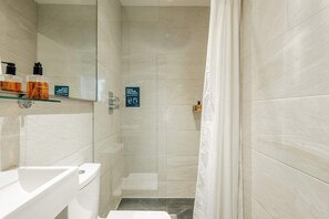 Hair dryer, towels
