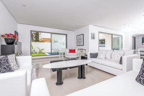 Sala de estar en el lobby