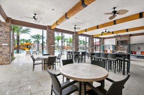 Outdoor dining - Last Minute Disney! Private Pool, Hot Tub, Game Room & Themed Bedrooms. Book Now! #66117 (Orlando)