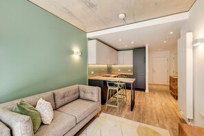 Apartment, 1 Bedroom | Living area | 50-inch flat-screen TV with digital channels - Repton Gardens (Wembley)