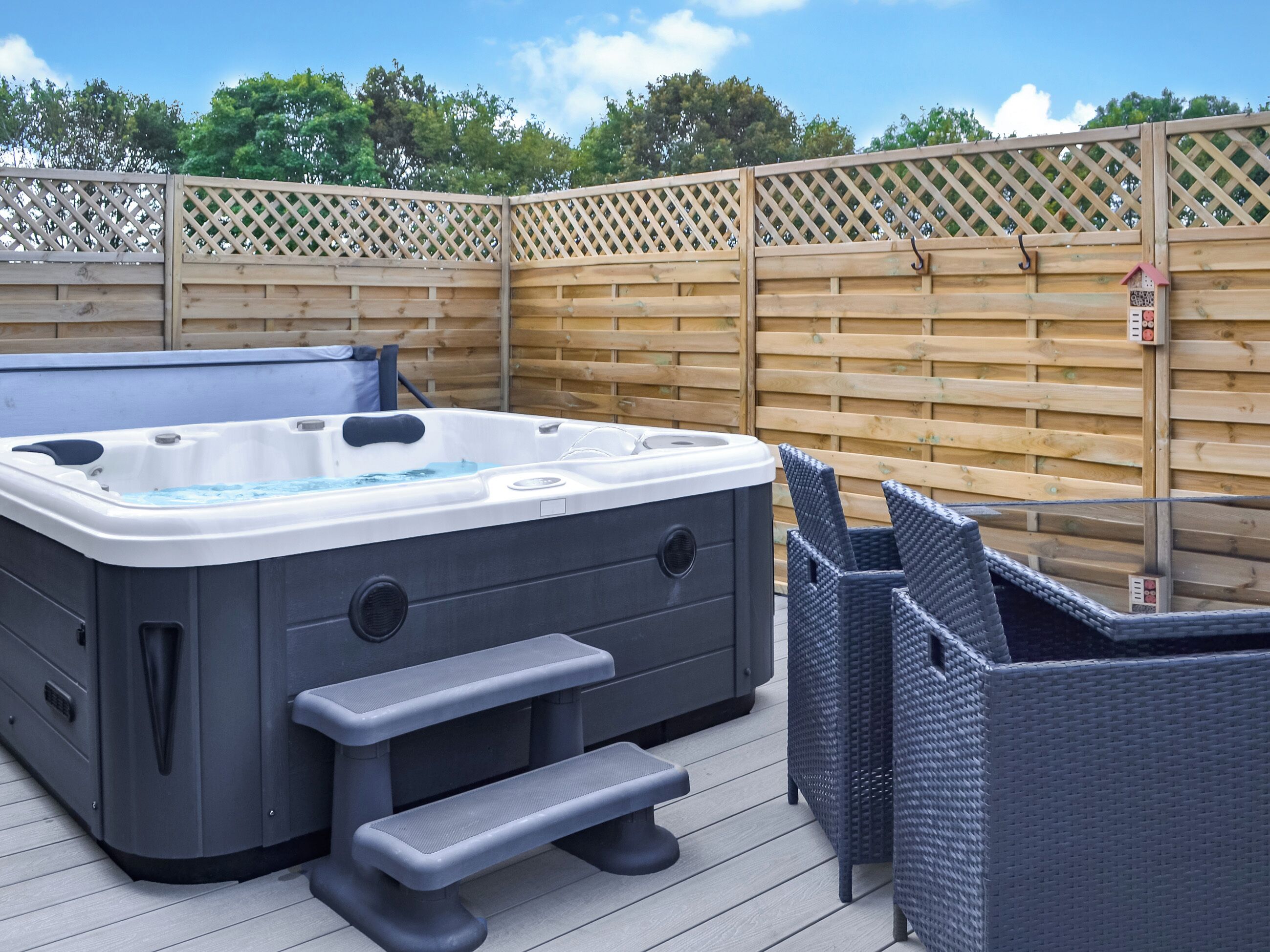 Baignoire à remous extérieure