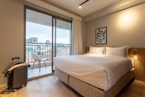 Estúdio | 1 quarto, escrivaninha, espaço de trabalho para notebook