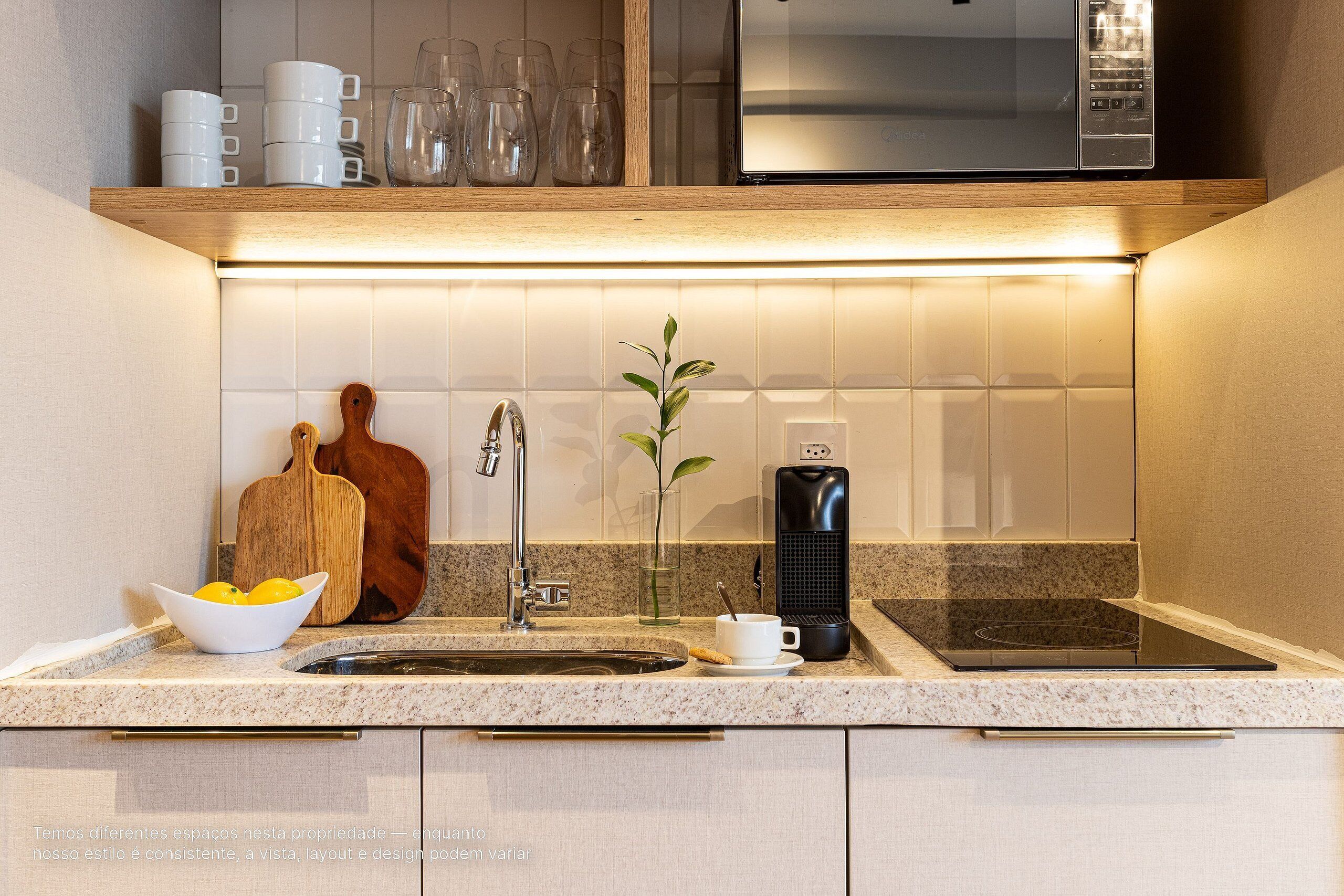 Studio | Cuisine privée | Réfrigérateur, four à micro-ondes, cafétière à espresso