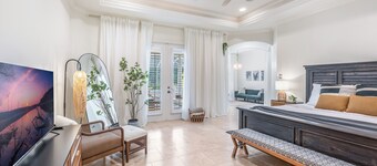 Rare Find! Mediterranean Inspired Villa with Heated Pool and Private Mini Golf