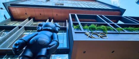 Façade de l’hébergement