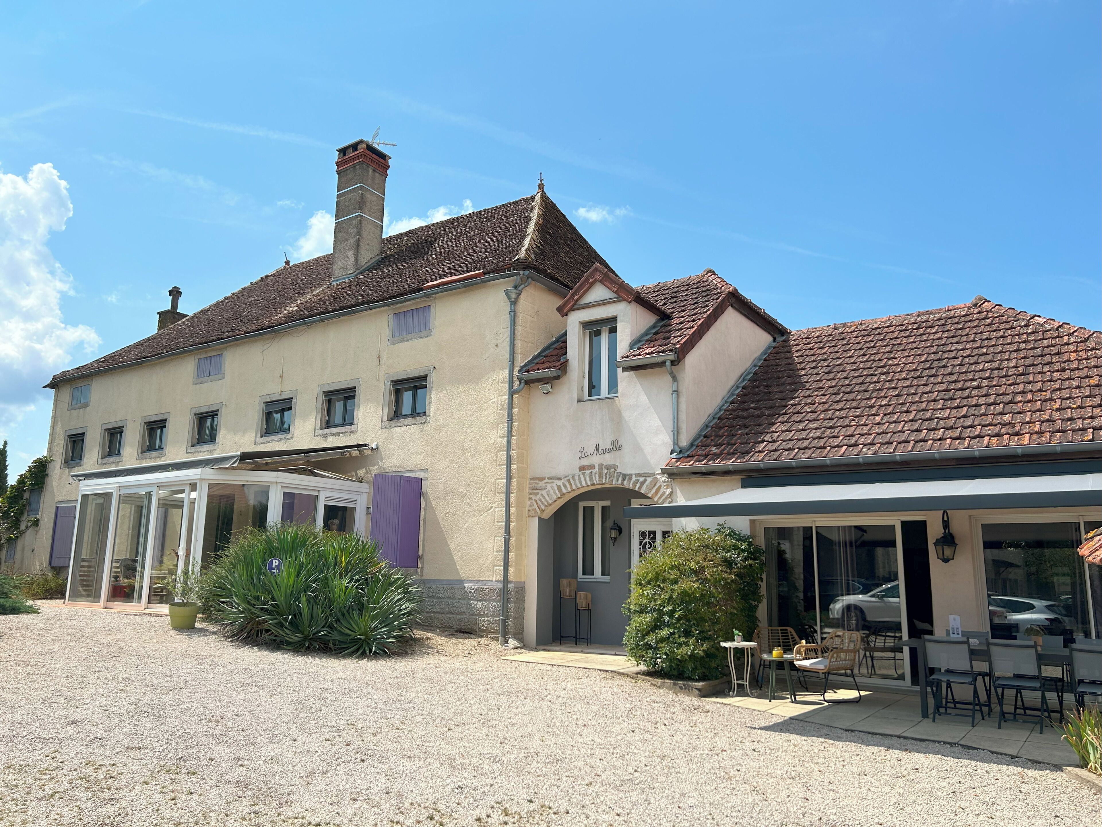 Façade de l’hébergement