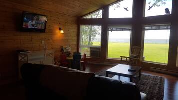 TV, DVD player, table football, books