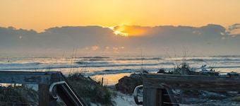 Steps to Beach and located in the heart of the Flagler Ave. district.