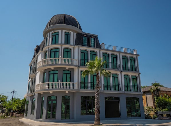 Façade de l’hébergement