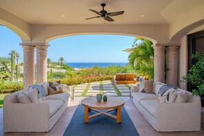 Luxury Villa, 4 Bedrooms, Private Pool, Ocean View | Terrace/patio - Stunning Ocean Views, Private Pool, & Seaside Golf (Cabo San Lucas)