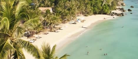 Private beach nearby, beach volleyball