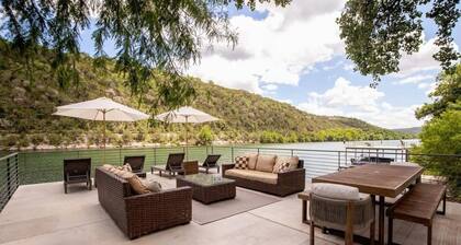 Lake Austin Modern Luxury 200 Feet of Private Lakefront with 2 Docks